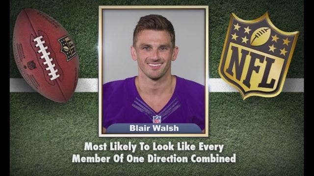 Jimmy Fallon: Blair Walsh 'most likely to look like every member of One Direction'