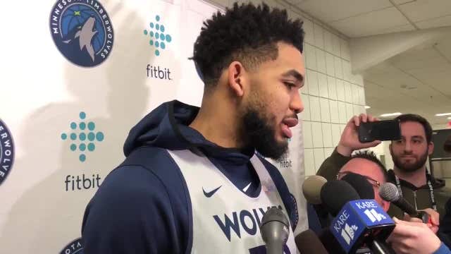 Karl-Anthony Towns 'happy to be alive' after being hit by semi