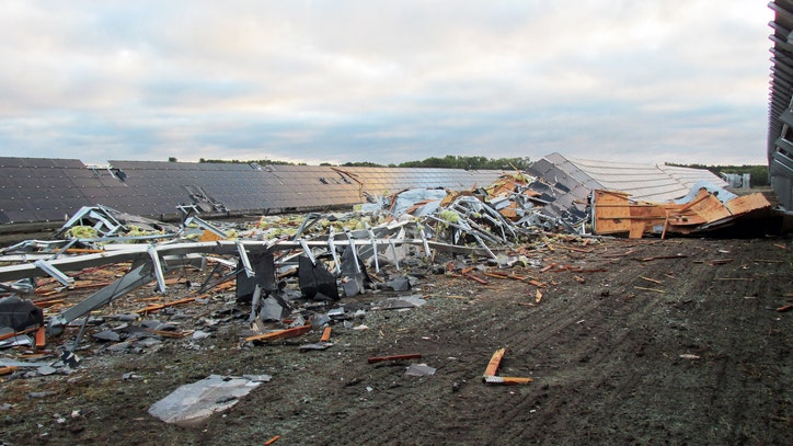 Camp Ripley buildings, solar array damaged by strong ...