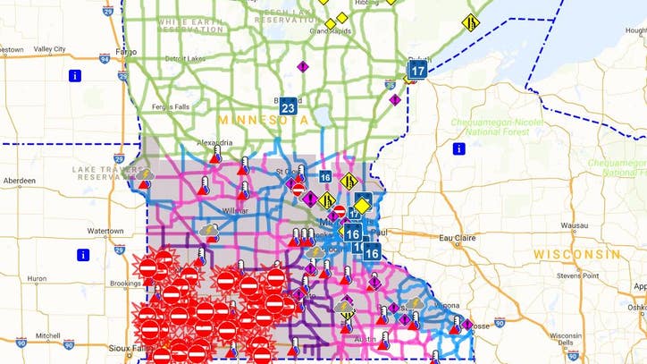 MnDOT officially closed all state highways in SW Minnesota | FOX 9