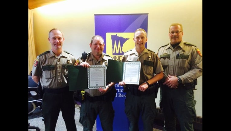 Minnesota DNR rescue award