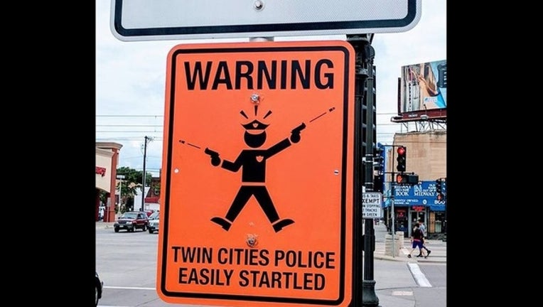 police sign