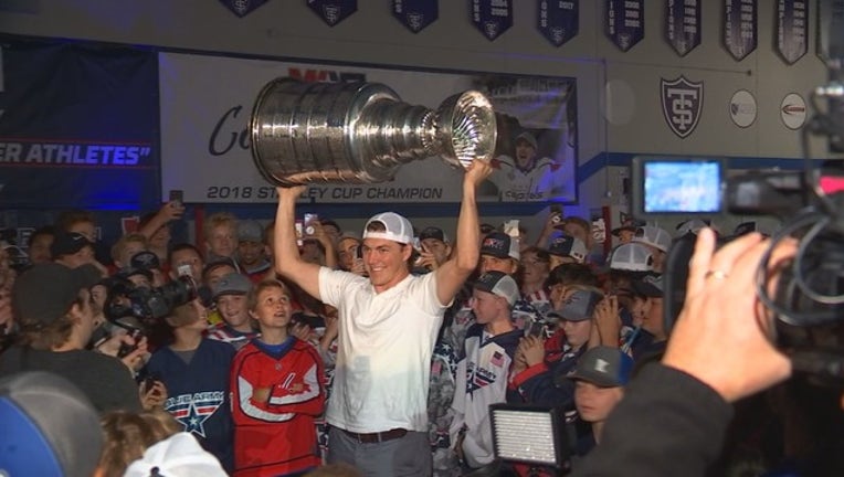 Stanley Cup winner T.J. Oshie talks about getting his Warroad