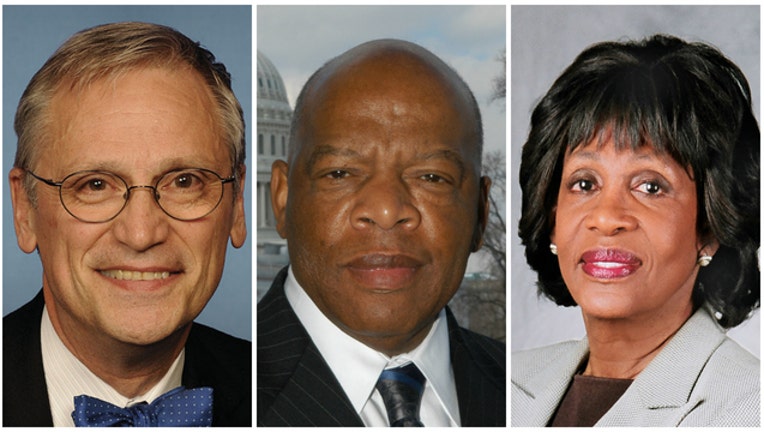 439fa9e0-Democratic Rep-404023. Earl Blumenauer, John Lewis and Maxine Waters