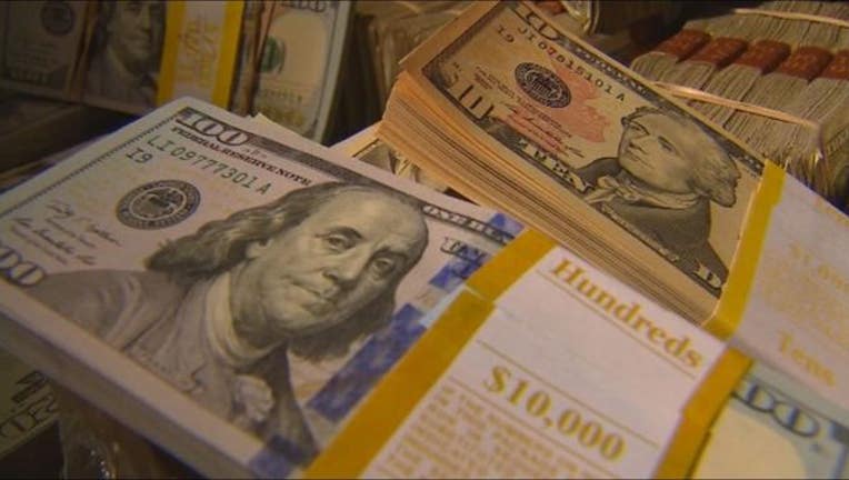 money cash dollars rolls scams hundreds generic