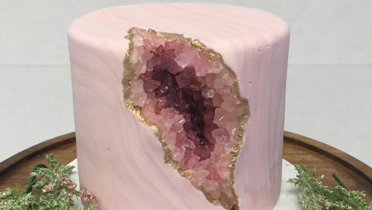 Celebration Geode Cake