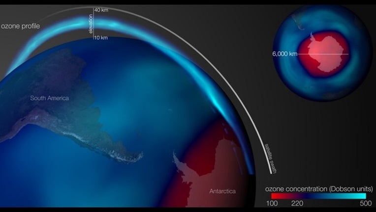 Antarctic Cold Causes Ozone Layer Hole To Expand