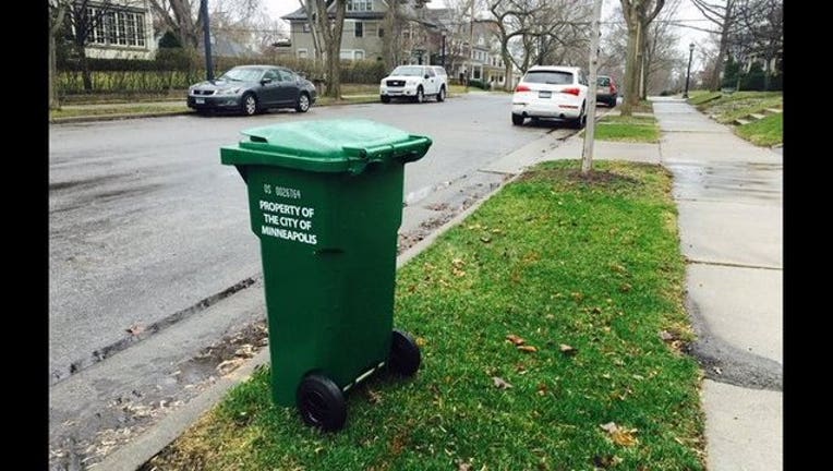 Minneapolis organics green cart