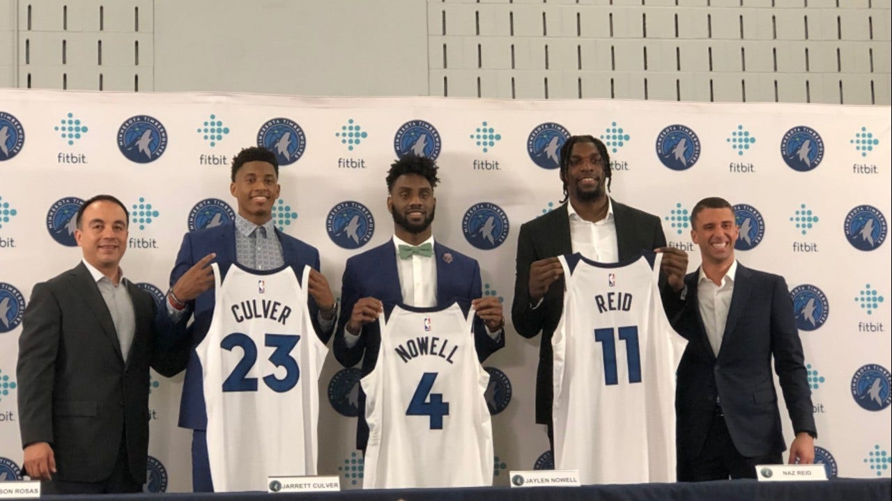 Wolves introduce draft picks, sign Naz Reid