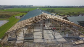 ‘Very, very emotional’: Dairy farm rebuilds after blizzard brought down Minnesota barns