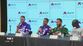 Zucker, Rudolph host news conference for kids at U of M Masonic Children's Hospital