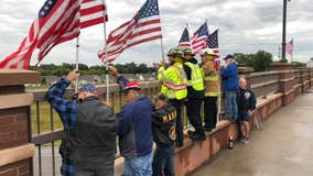 Coon Rapids continues annual 9/11 remembrance tradition on Main Street bridge