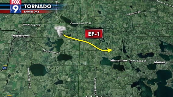 NWS: EF-1 tornado touched down in the Minnetrista area Monday night