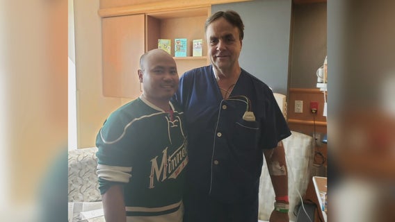 Man thanks combat medic for saving his life after crash in Brooklyn Park, Minn.