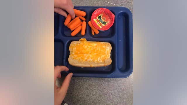 Minnesota student's questionable school lunch post goes viral: 'Sad excuse for a meal'