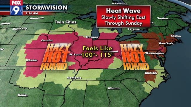 Major heat wave expands to over 30 states through the weekend