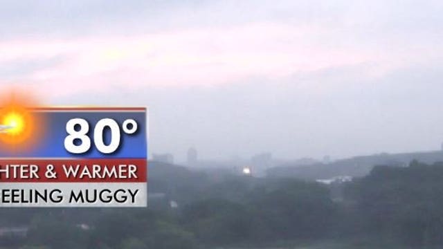 Summer weather returns Tuesday, rain and storms to move in overnight