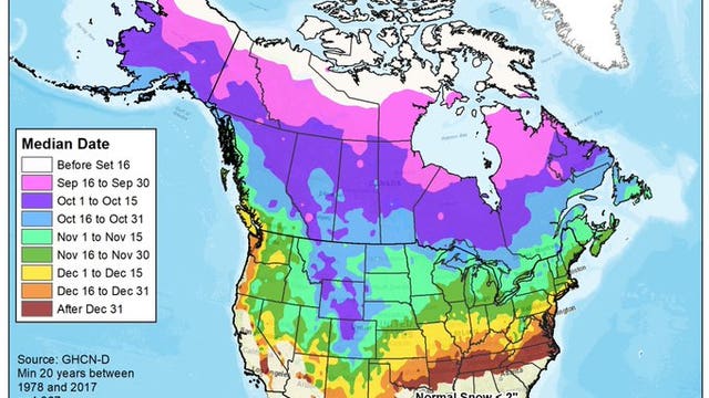 How early is too early for snow?
