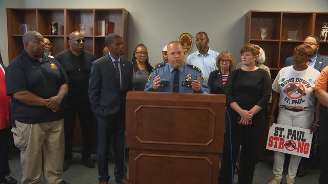 St. Paul police chief announces increased patrols after 3 deadly shootings in 9 hours