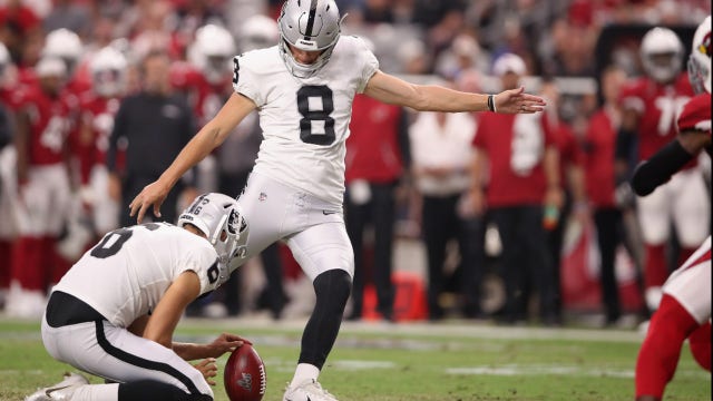 Daniel Carlson makes return to U.S. Bank Stadium with Raiders