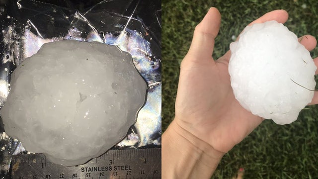 From golf ball-sized to grapefruit-sized, hail slams parts of Twin Cities metro