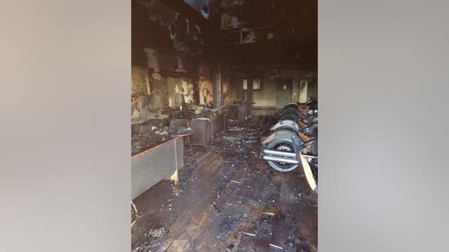 Fire breaks out at Bison Thunder Motorcycle in St. Michael, Minnesota