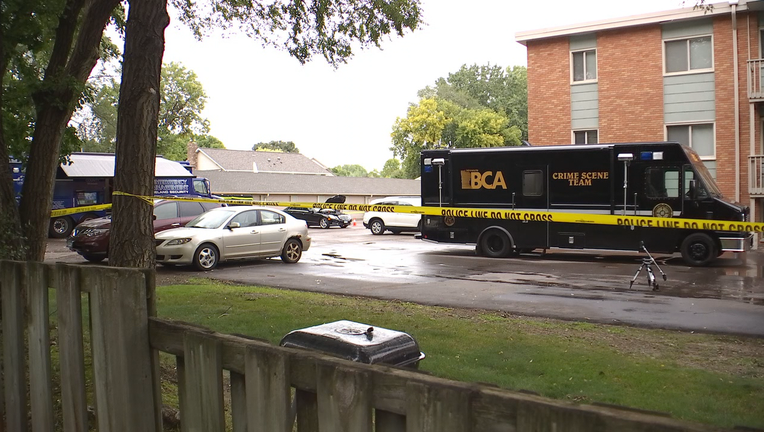 Police on scene in New Brighton, Minnesota.