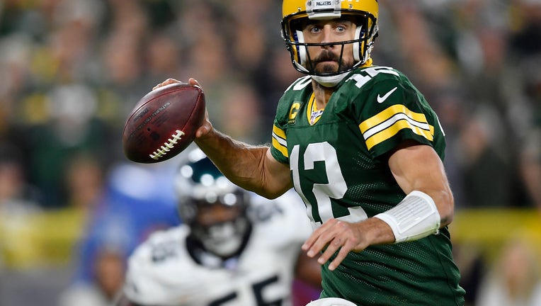 Aaron Rodgers Packers vs Eagles