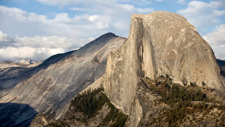 Half dome, rocky formation, Yosemite National Park, California, United State. (Photo by: Andia/Universal Images Group via Getty Images)