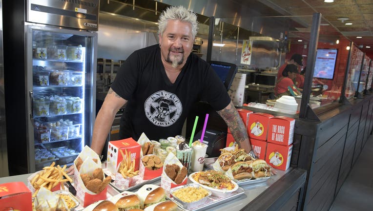 Guy Fieri at Chicken Guy! at Disney Springs