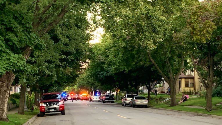 Officer-involved shooting scene in St. Paul