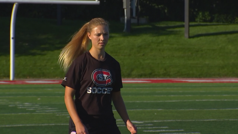 St. Cloud State University soccer player