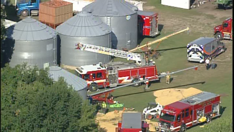 Faxon Township grain bin death