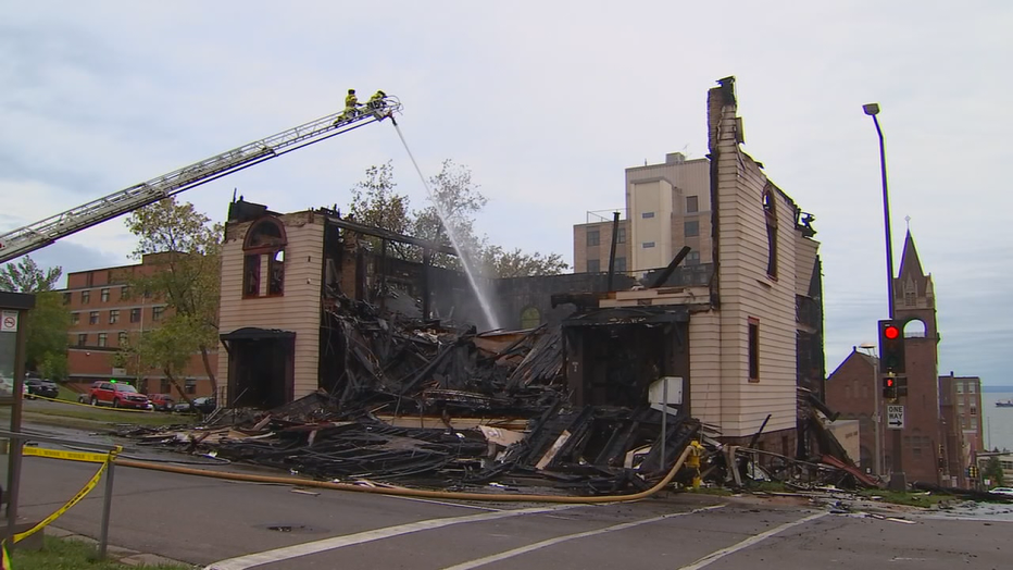 Synagogue fire in Duluth (2)
