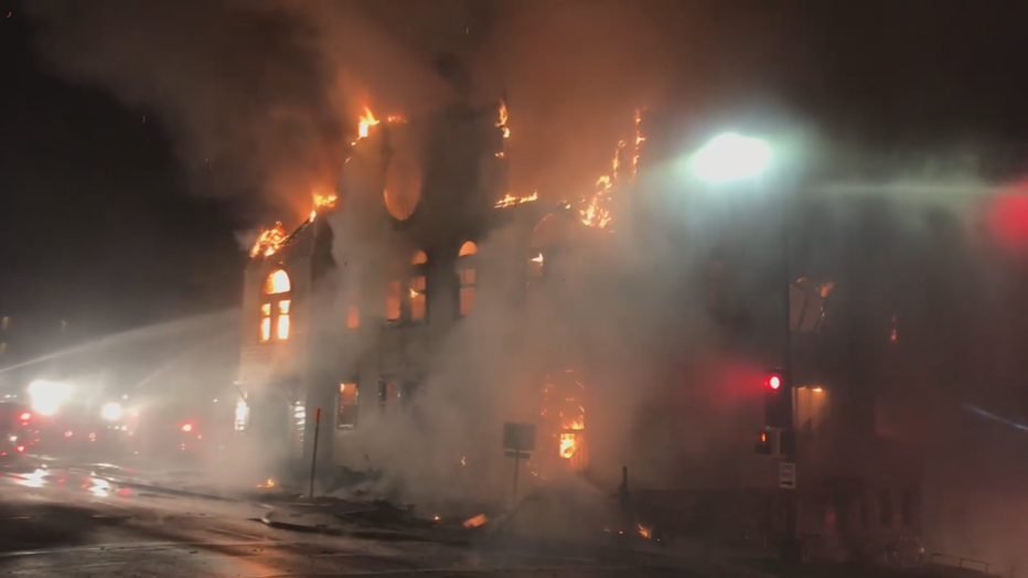 Synagogue fire in Duluth, Minn.