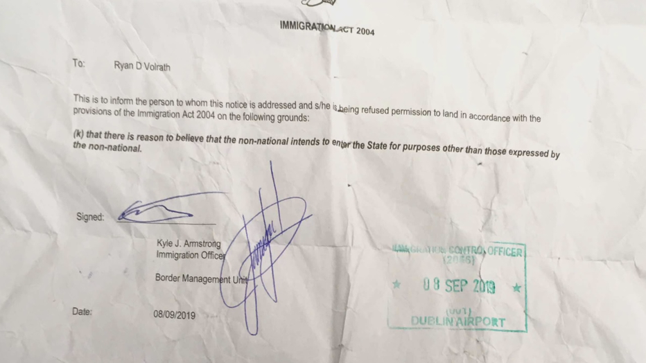 Immigration letter