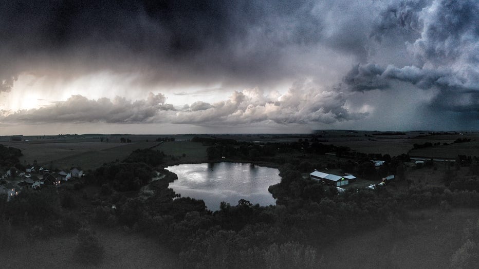 Storm in Roberts, Wisconsin by AndrewMoxom