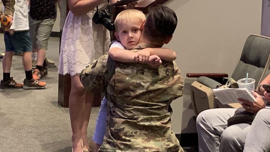National Guard departure ceremony