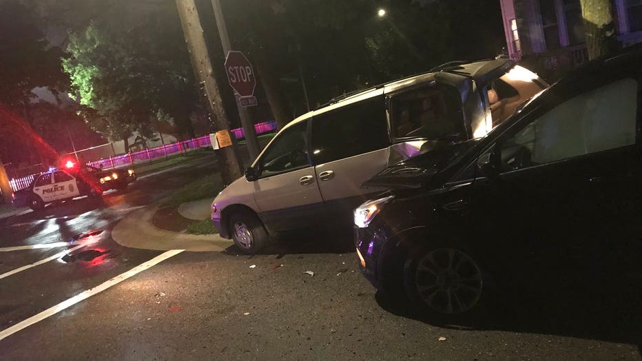 Crash scene St. Paul