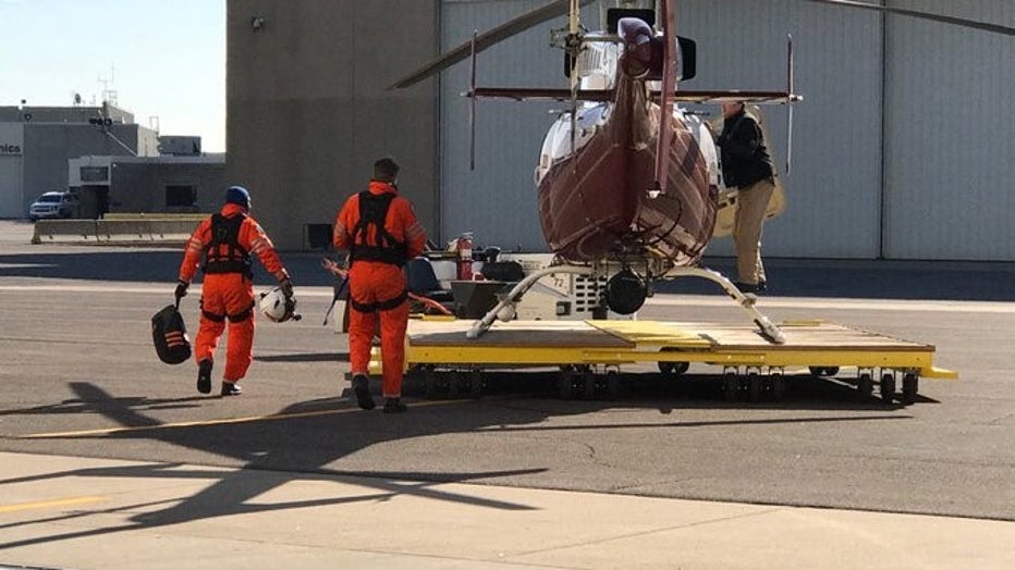 MART team helicopter