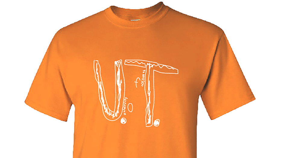 After the young fan's story went viral, the University of Tennessee created its own shirt featuring the boy's design.