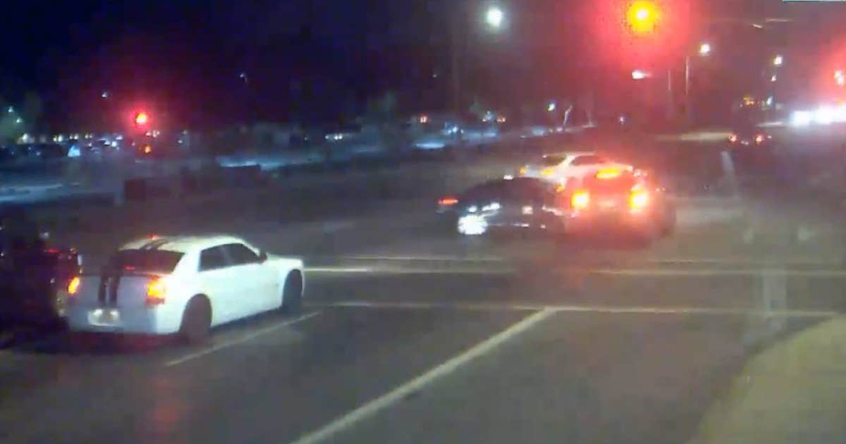 Caught on cam: Car crashes into suspected drunk driver running red ...