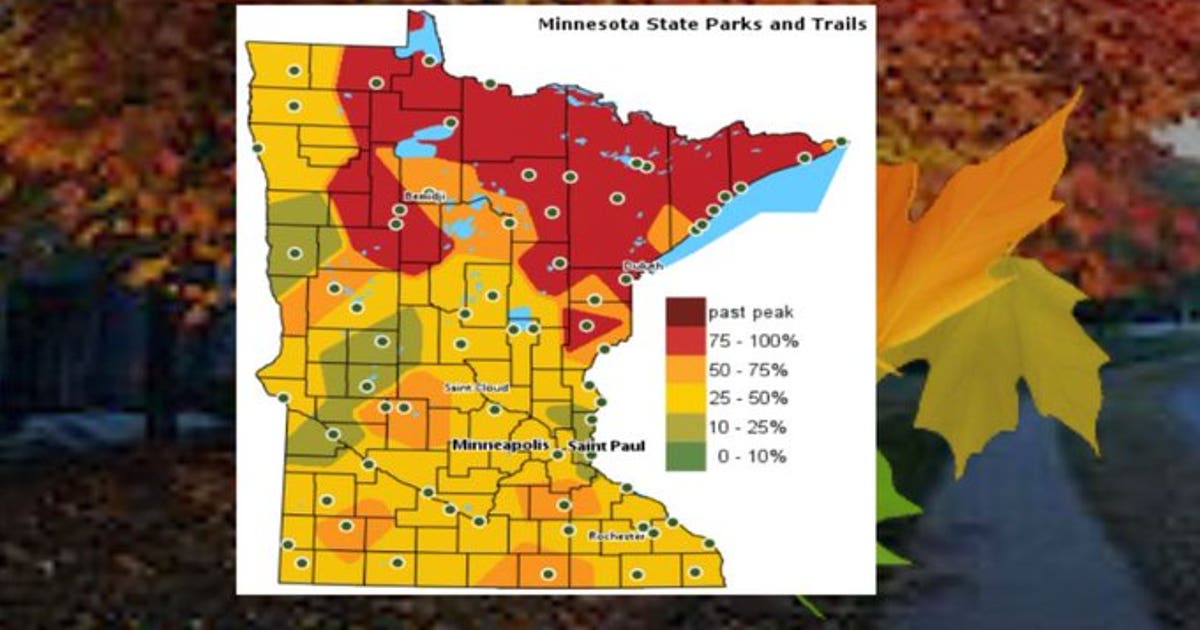 Fall colors now peaking in northern Minnesota | FOX 9 Minneapolis-St. Paul