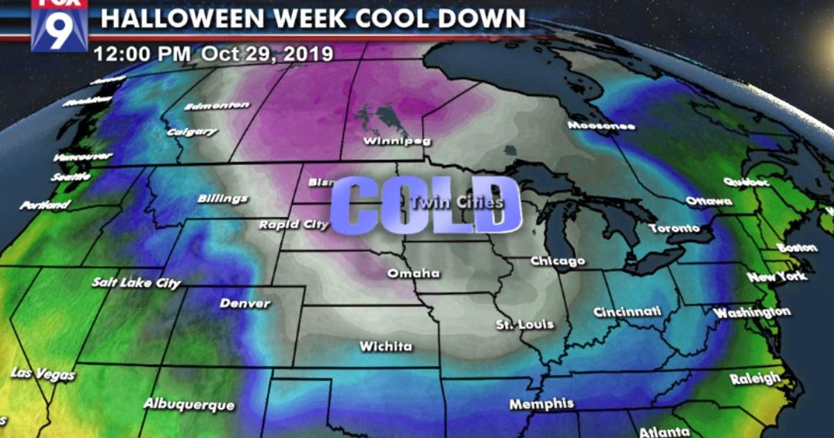 BIG cool down coming Halloween week | FOX 9 Minneapolis-St. Paul