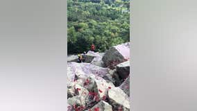 Video: Wisconsin National Guard rescues injured hiker at Devil's Lake State Park