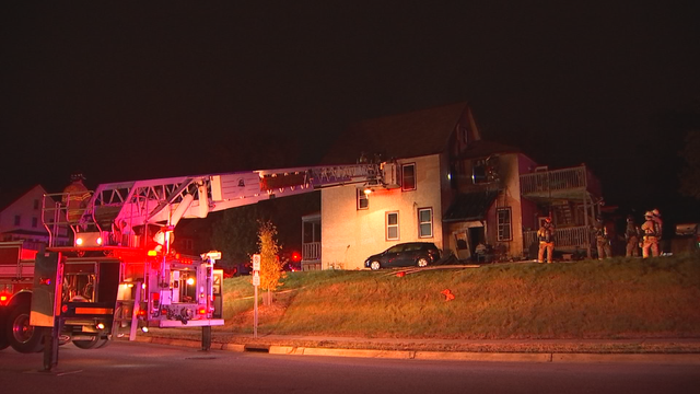 Fire at duplex in St. Paul's Payne-Phalen neighborhood believed to be arson
