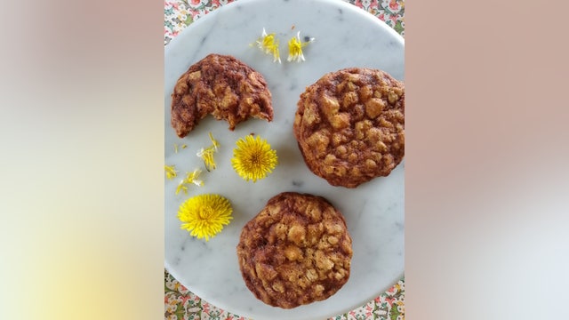 Recipe: Dandelion + honey cookies