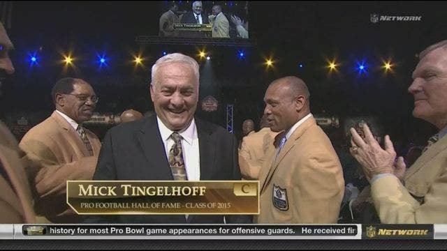 Longtime Vikings center Mick Tingelhoff now a Pro Hall of Famer