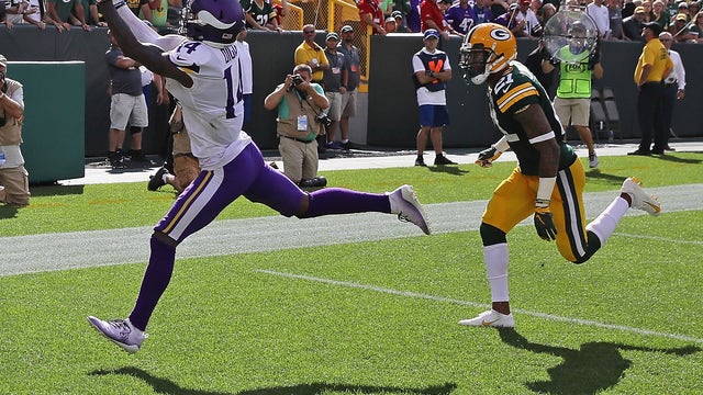 Cousins finds Diggs for incredible 75 yard touchdown against Packers