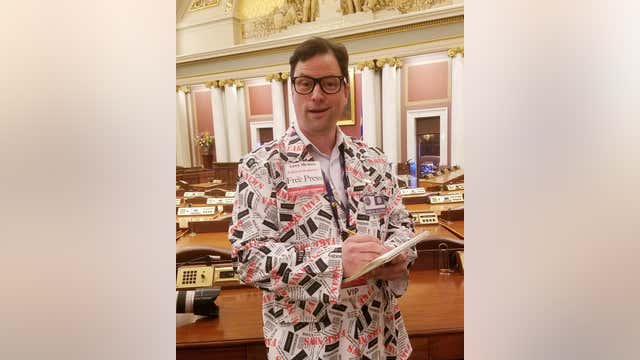 Minnesota DFL condemns GOP representative's 'fake news reporter' costume worn at elementary school event